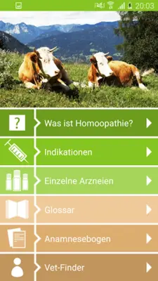 Homöopathische Stallapotheke android App screenshot 1